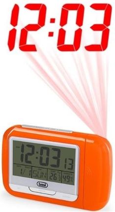 Trevi Pomarańczowy Zegar Z Projektorem Eol (PJ3027)