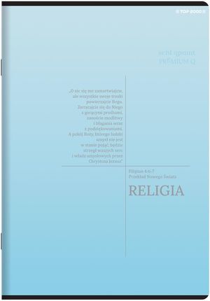 Hamelin Zeszyt W Kratkę Top 2000 A5 60 Kartek Religia