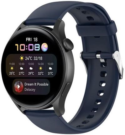 Bizon Pasek Strap Watch Silicone Pro Do Huawei 4 Granatowy