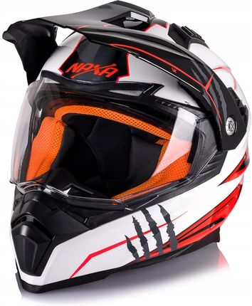 Kask motocyklowy Naxa Crossowy Enduro Z Szybą I Blendą Co3/P