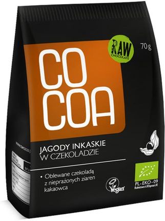 Cocoa jagody inkaskie w surowej czekoladzie bio 70g