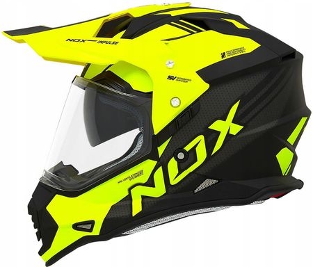 ミノックス Kask motocyklowy Nox N312 Impulse Cross Szyba - Opinie i ceny na