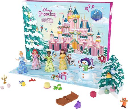 Mattel Disney Princess Kalendarz adwentowy Małe lalki HLX06