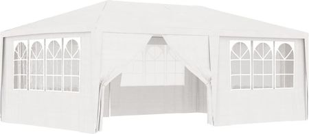 Vidaxl Namiot Imprezowy Ze Ściankami 4X6m Biały 90g/m² 48527