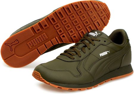 Buty sportowe męskie Puma ST RUNNER FULL L khaki 35913010