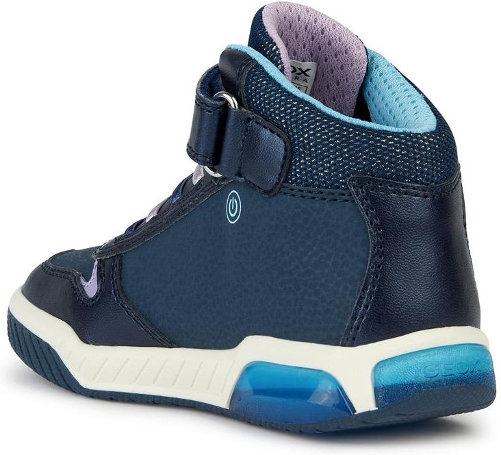 Geox J Inek Girl B meisjes Sneaker,roze, meerkleurig,32 EU