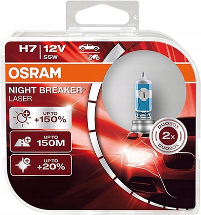 Osram Żarówka H7 Night Breaker Laser 150% 1Szt.