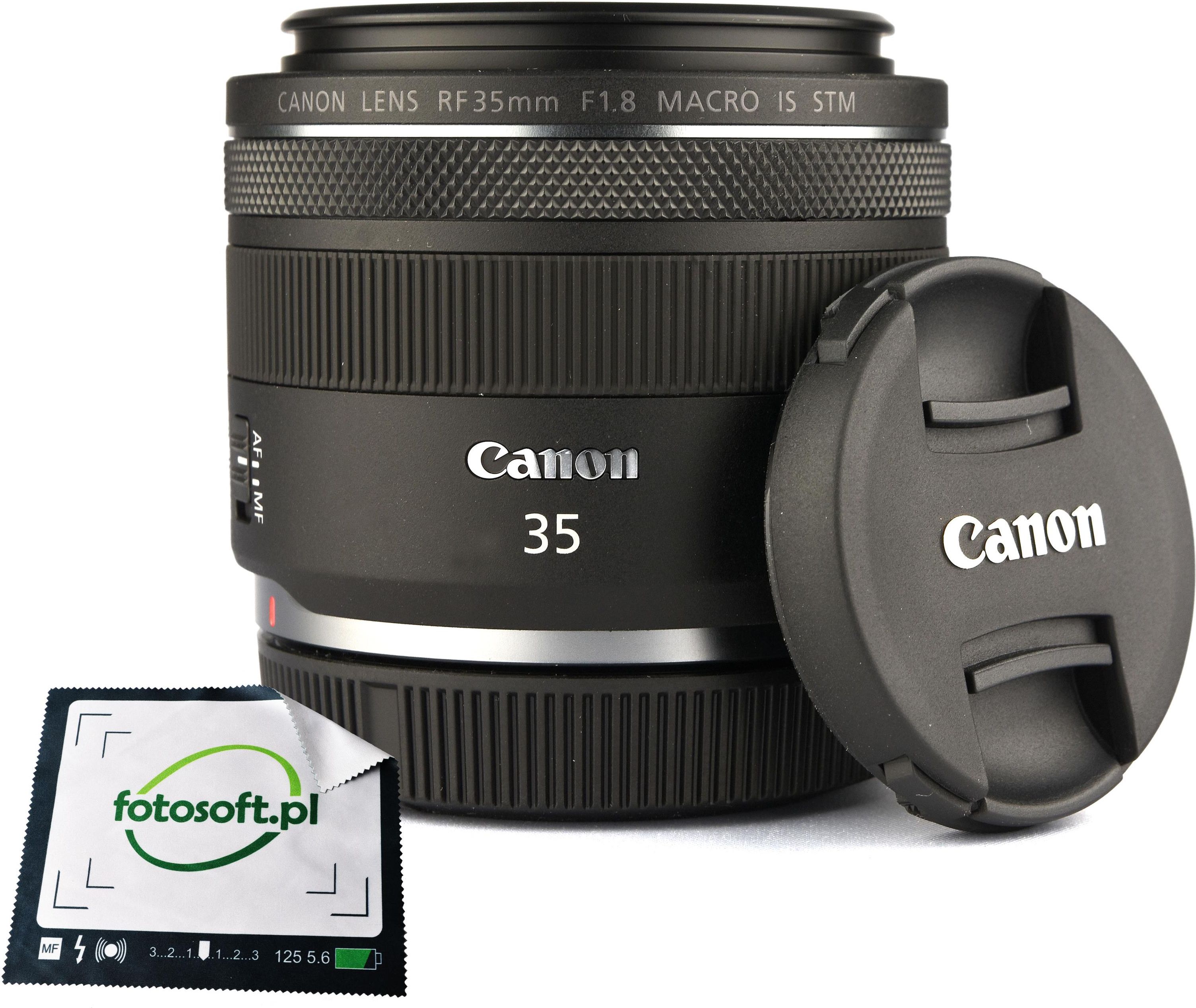 Obiektyw do aparatu Canon RF 35mm F1.8 MACRO IS STM + FILTR UV
