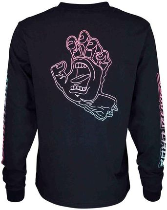 koszulka SANTA CRUZ - Void Hand Fade L-S T-Shirt Black (BLACK) rozmiar: 14