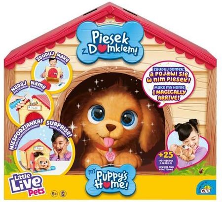 Cobi Little Live Pets Piesek z domkiem MO-26447