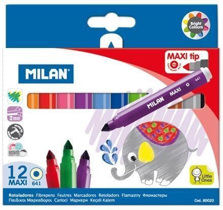 Milan Flamastry Maxi 12 Kolorów