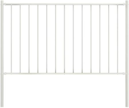 Vidaxl Panel Ogrodzeniowy Ze Słupkami Kryta Proszkowo Stal 1,7X0,75m 145215