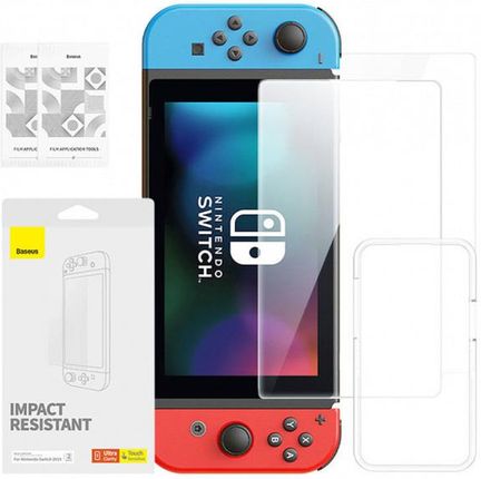 Baseus Szkło hartowane dla Nintendo Switch OLED 2021 (P6001205K201-01)