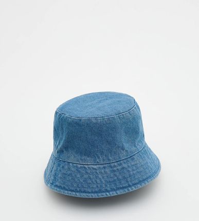 Reserved - Jeansowy kapelusz bucket hat - Niebieski
