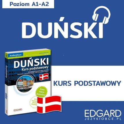 Duński Kurs Podstawowy. Audio kurs (Audiobook)