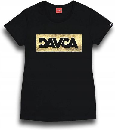 Davca Logo Gold T-Shirt Koszulka Damska