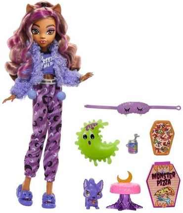 Mattel Monster High Piżama Party Upioroparty Clawdeen Wolf HKY67