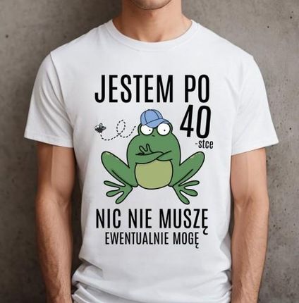 Męska koszulka na 40 urodziny