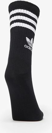 Adidas Mid Cut Crew Socks 3-Pack White/ Medium Grey Heather/ Black