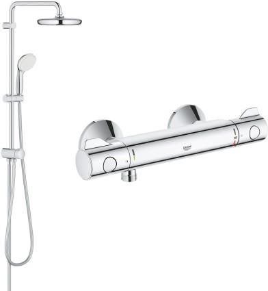 Grohe 800 Z Tempesta System 210 Chrom 34558000+26381001