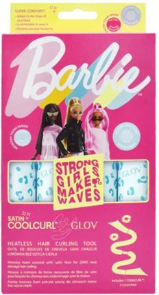 GLOV x Barbie Satin Coolcurl Zestaw do Kręcenia Włosów Blue