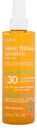 Pupa Invisible Sunscreen Two-Phase Spf30 Preparat Do Opalania Ciała 200 ml