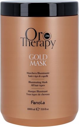 Fanola Oro Therapy 24k Gold Rozświetlająca Maska do Włosów 1000 ml