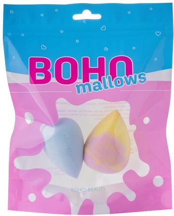 Boho Beauty Bohomallows Zestaw Gąbek do Makijażu Pink Lemon + Spun Sugar