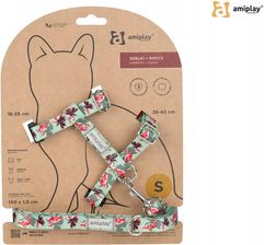 Zdjęcie Amiplay Szelki+Smycz Dla Kota Behappy Flamingo M - Łochów