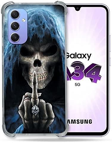 Cokitec Wzmocnione Szk O Hartowane Obudowa Dla Samsung Galaxy A G Czaszka Palec Opinie I