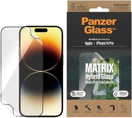Panzerglass Matrix Screen Protector Apple Iphone 14 Pro Ultra Wide Fit W Aligner