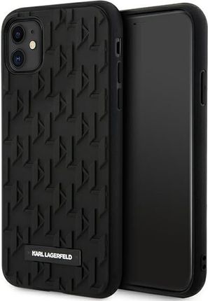 Karl Lagerfeld Klhcn61Rupklpk Iphone 11 Xr 6 1 Hardcase Czarny Black 3D Monogram