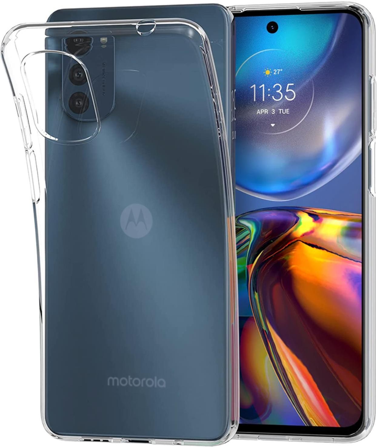 EbestStar Cover Per Nokia 1 + Vetro Temperato - Custodia Silicone TPU Trasparente Antiurto