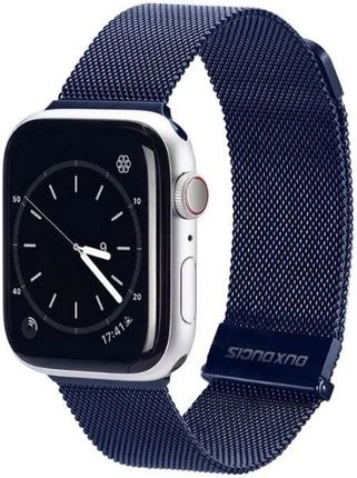 Dux Ducis Milanese Pasek Magnetyczny Ze Stali Nierdzewnej Do Apple Watch 42 44 45Mm Niebieski