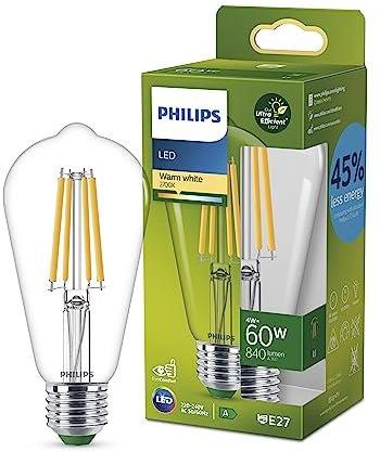 Philips LED Żarówka Ultra energooszczędna 4W (60W) ST64 E27 ciepła biel (929003642401)