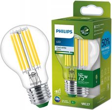 Zdjęcie Philips LED Żarówka Ultra energooszczędna 5,2W (75W) A60 E27 chłodna biel (929003624701) - Siechnice