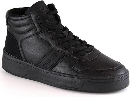 Buty sportowe męskie sneakersy za kostkę czarne Big Star KK174135