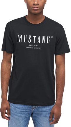 CZARNY MĘSKI T-SHIRT MUSTANG 1013802-4142 (M)