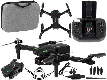 Leantoys Latający Dron Kamera Czarny Aplikacja (11164)