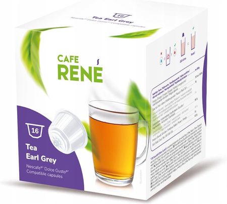 Café René Rene Earl Grey Herbata 16Kaps. Do Dolce Gusto