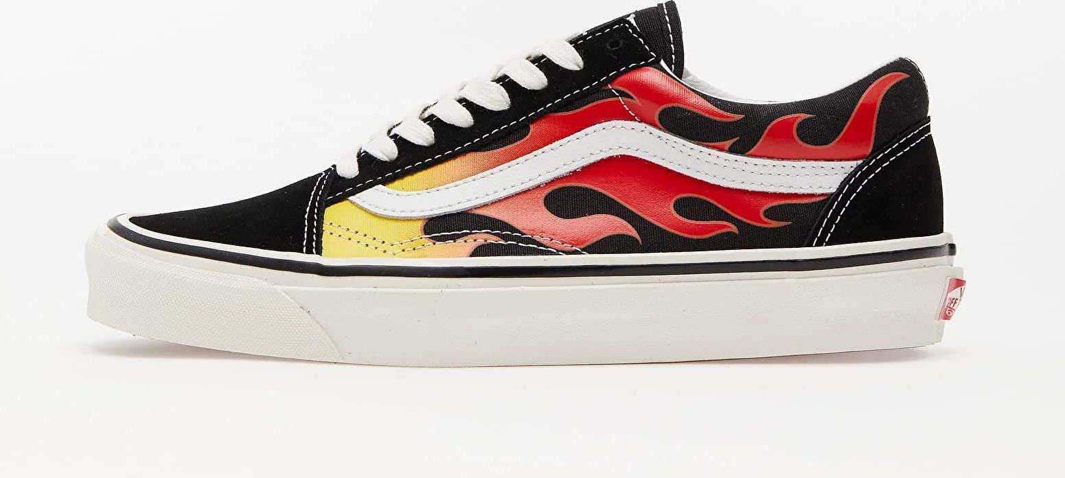 Vans old 2024 skool flame pl