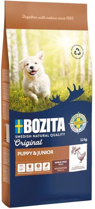 Bozita Original Puppy & Junior Kurczak Bez Pszenicy 12kg