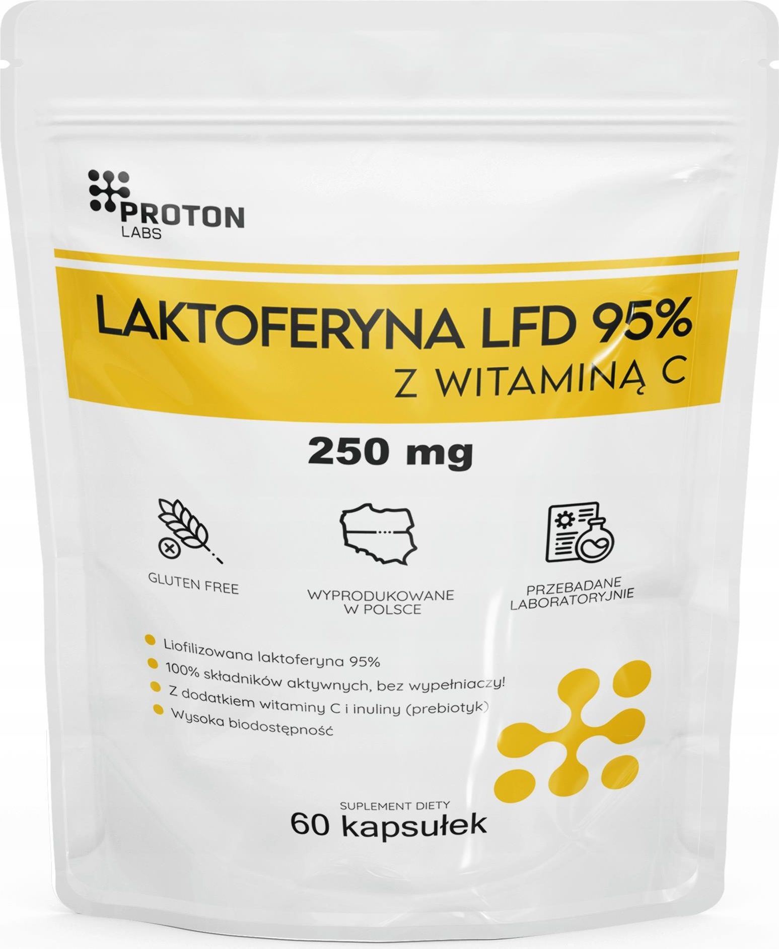 Protonlabs Laktoferyna Lfd 95 250Mg Wit C 60Kaps Opinie I Ceny Na Ceneo Pl