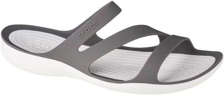 Crocs W Swiftwater Sandals 203998-06X : Kolor - Szare, Rozmiar - 34/35
