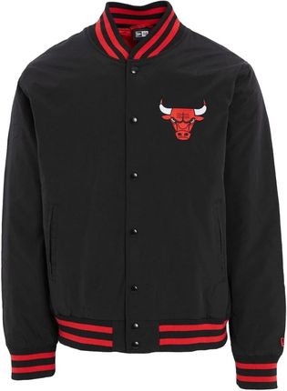 New Era Team Logo Bomber Chicago Bulls Jacket 60284773 : Kolor - Czarne, Rozmiar - S