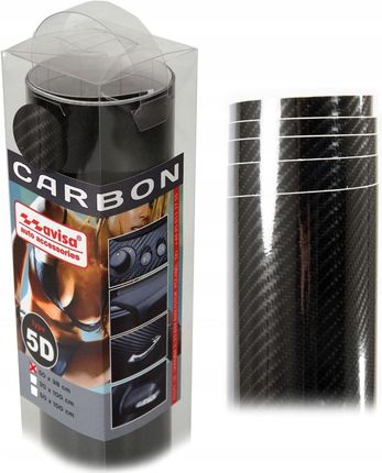 Avisa Folia 5D Carbon Czarna 38X50Cm