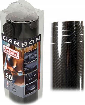 Avisa Folia 5D Carbon Czarna 30X100Cm