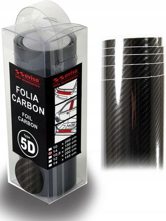 Avisa Folia 5D Carbon Czarna 14X150Cm