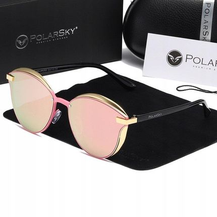 Okulary przeciwsłoneczne z polaryzacją UV400 damskie muchy PolarSky