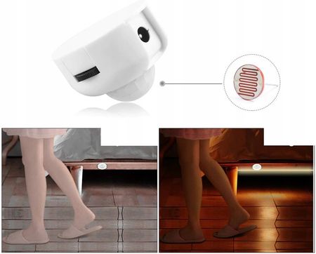 Taśma Led Czujnik Ruchu Meble Do Sypialni 5m 500cm - zdjęcie 5
